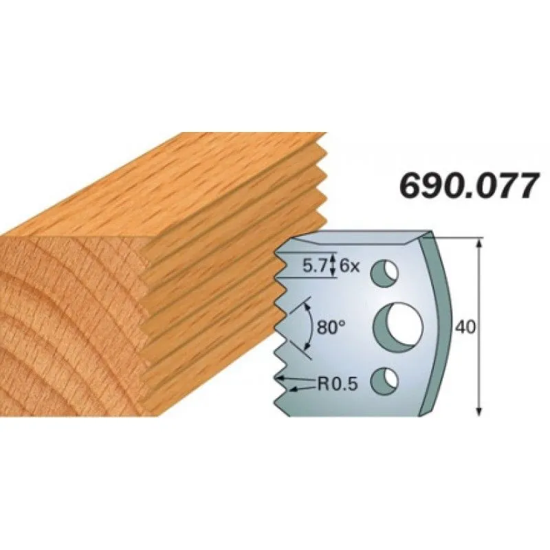 Фото Комплект из 2-х ножей 40x4 SP CMT 690.077 в интернет-магазине ToolHaus.ru